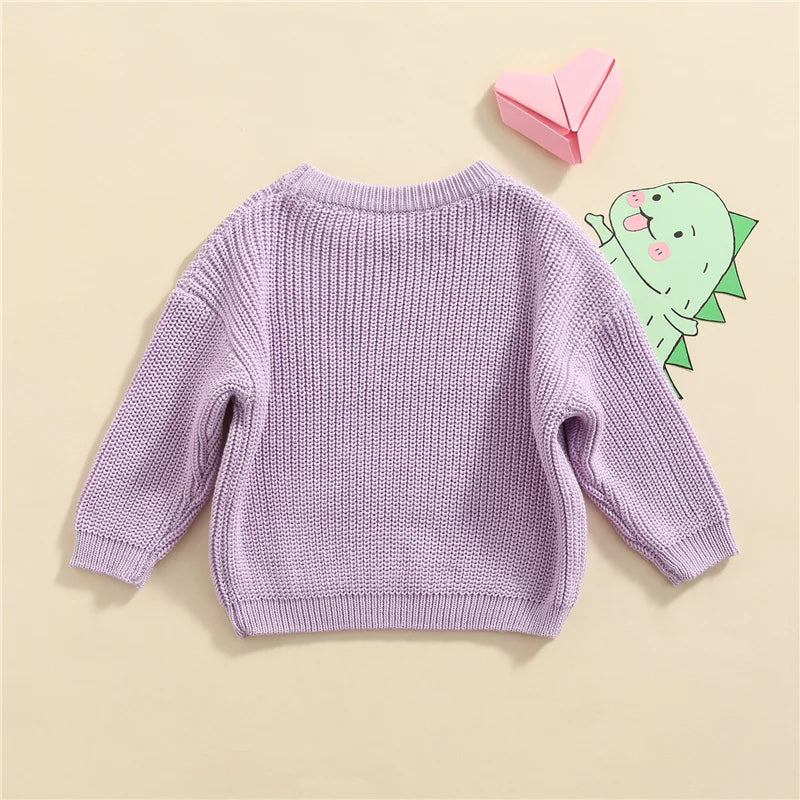 Suefunskry Newborn Unisex Knitted Long Sleeve Sweater