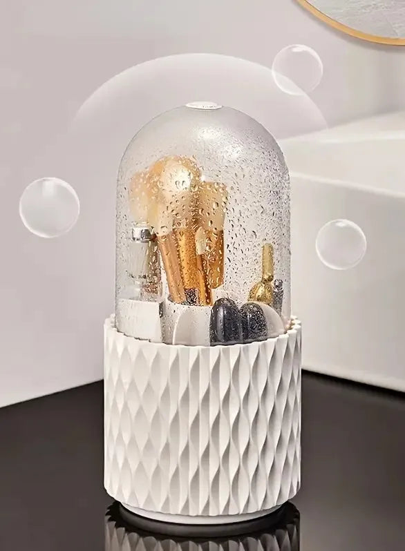 Brush Multifunctional Rotating Makeup Box Holder for Desktop Organizer