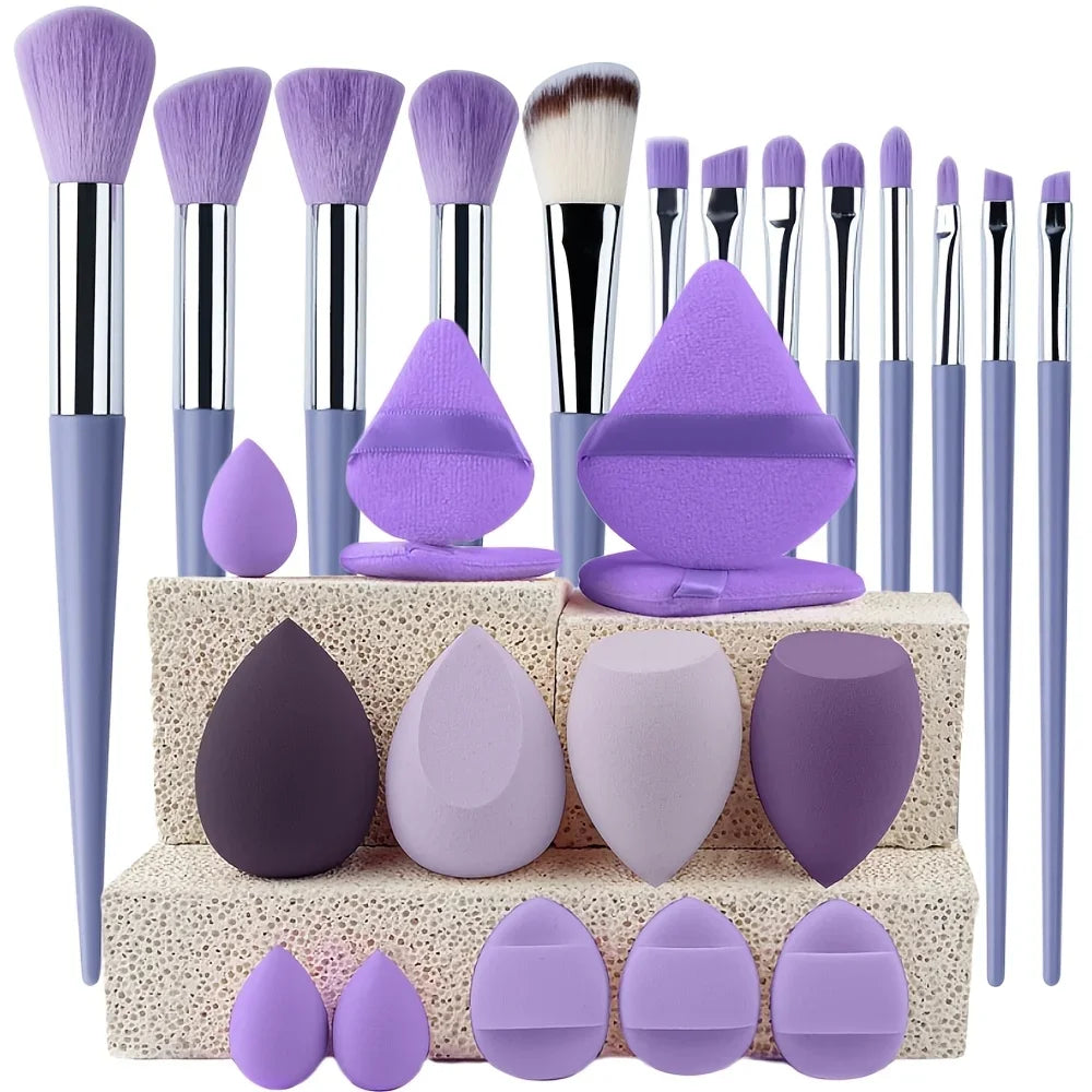 Makeup Brushes 8-29Pcs Makeup Kit Professional Women Cosmetic Soft Powder Brush Eyeshadow Foundation Full Set Travel Beauty Tool