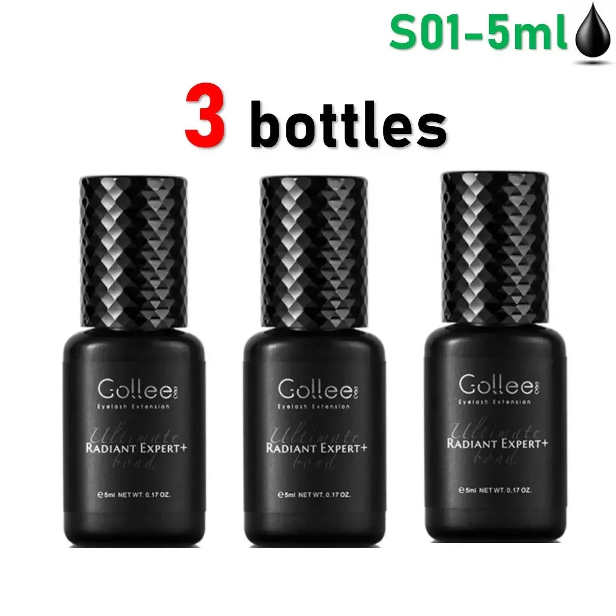 Gollee 0.5 SEC Extra Strong Brand Organic Best My Own Logo Eye Lash Private Label Wholesale Waterproof Lash Extension Glue