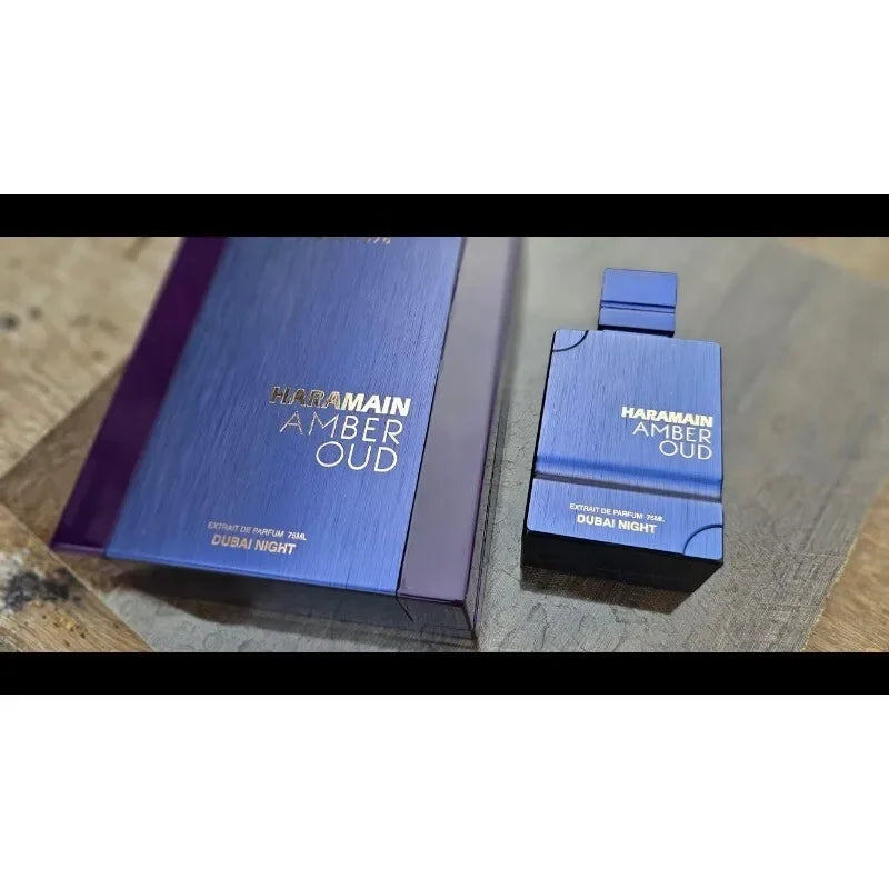 Al Haramain Amber Oud Dubai Night Edition for Unisex - 2oz Extrait De Parfum Long Lasting Arabic Cologne Extrait De Parfum Spray