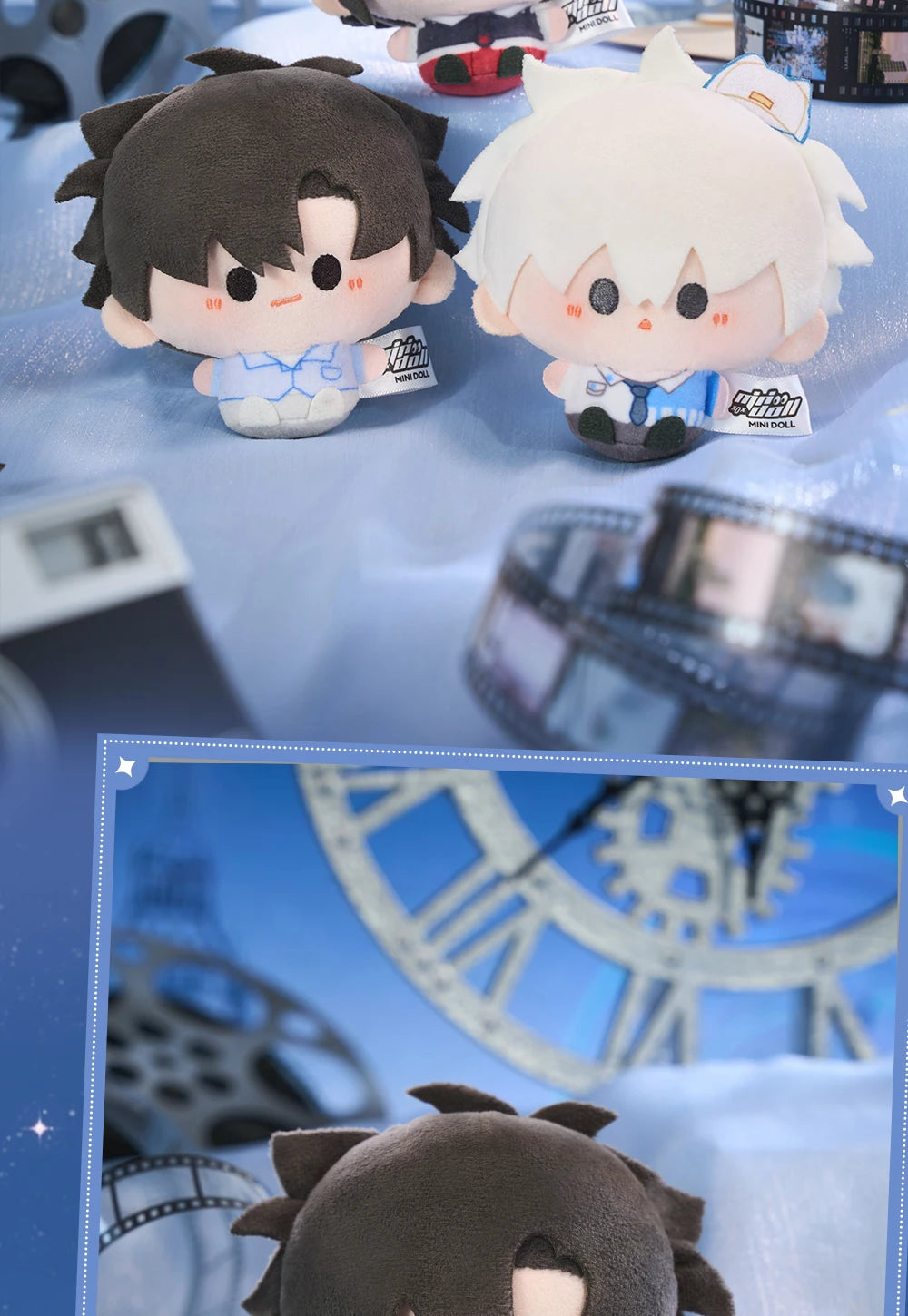 XOX MINI DOLL Time Agent Minidoll Plush Keychain Pendant Toy