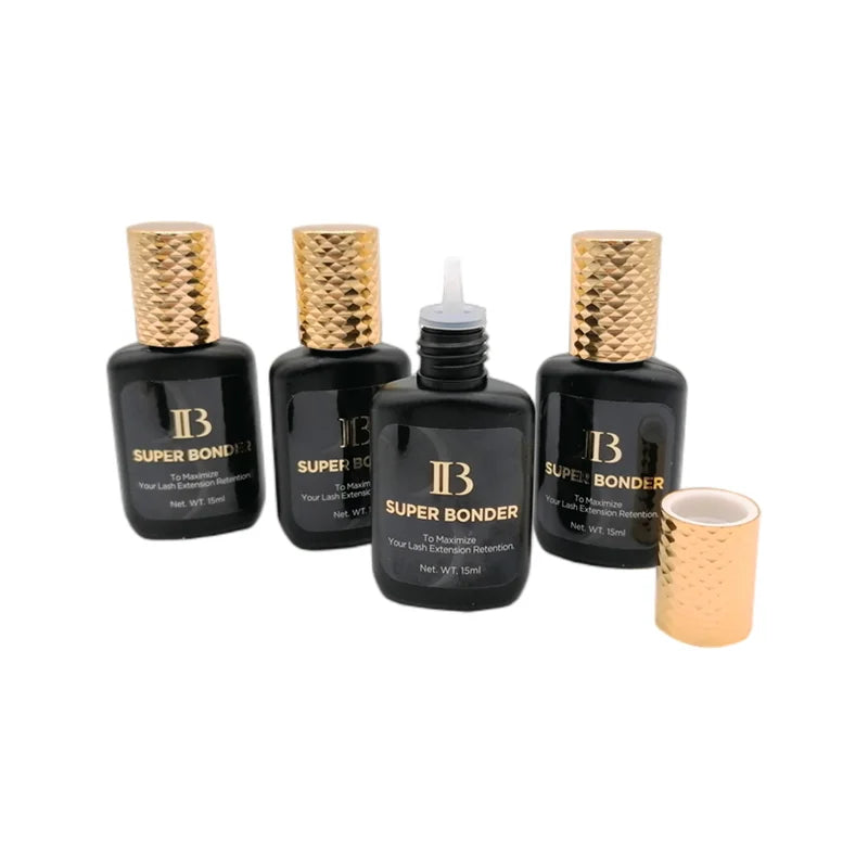 10Pcs 15ML IB SUPER BONDER Fixing Agent Transparent Liquid for Eyelash Extensions Lash Glue Help Adhesive for Lashes Grafting