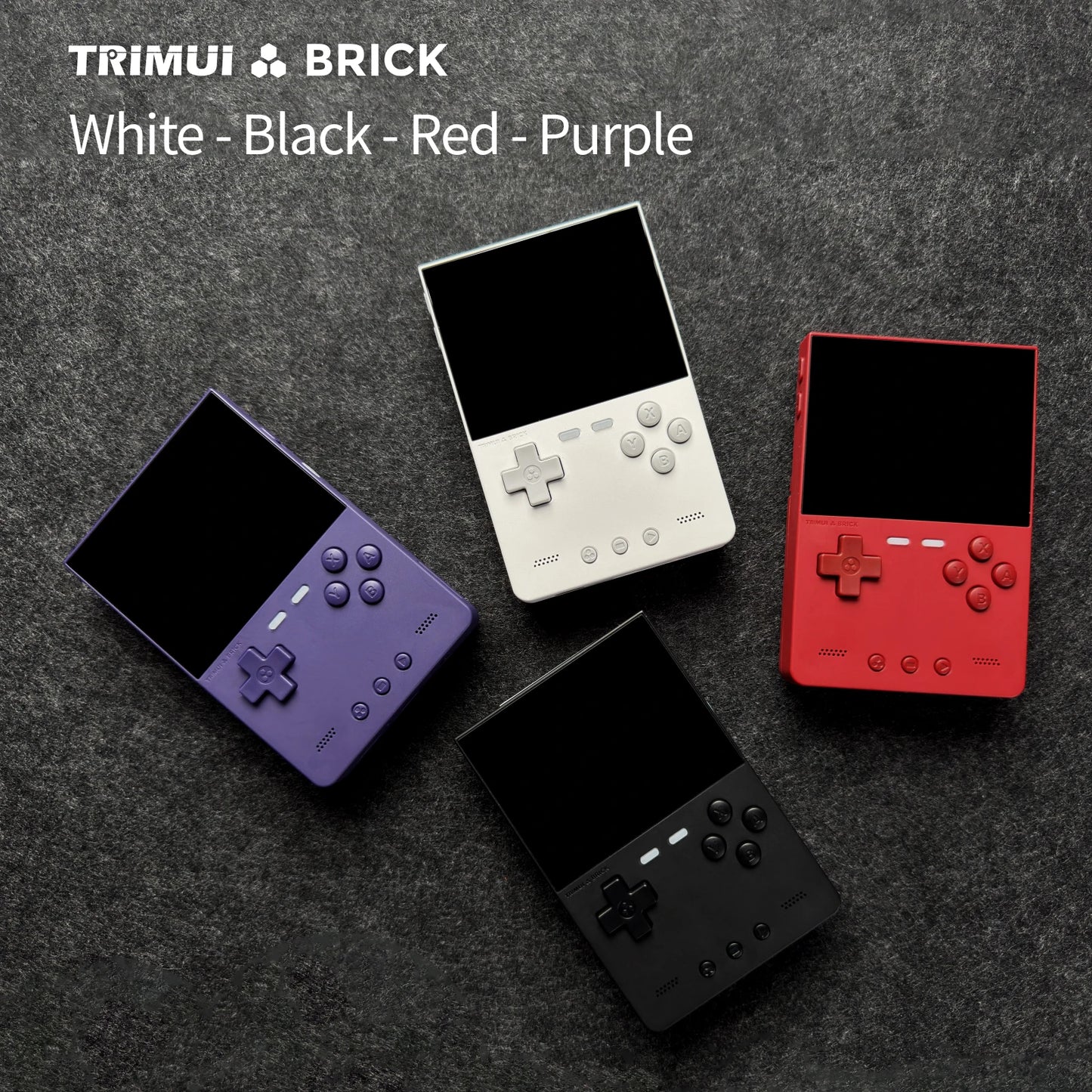 Trimui Brick Handheld Game Console With IPS Screen Linux UI Metal Back
