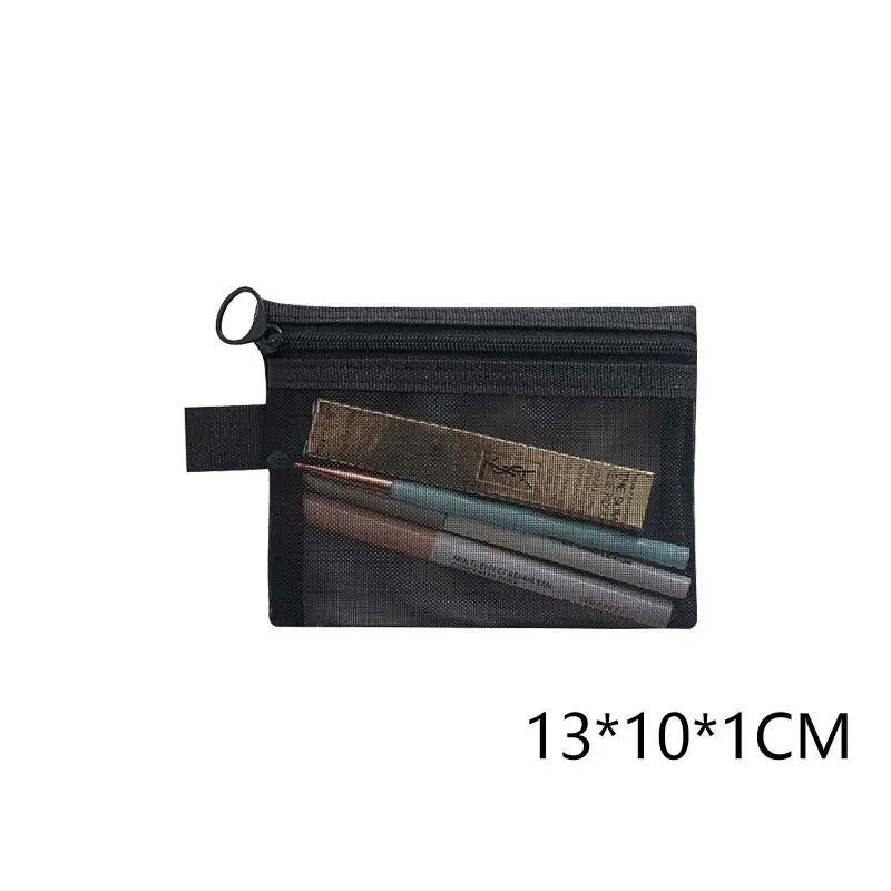 CN Mesh Cosmetic Bag Travel Organizer For Women