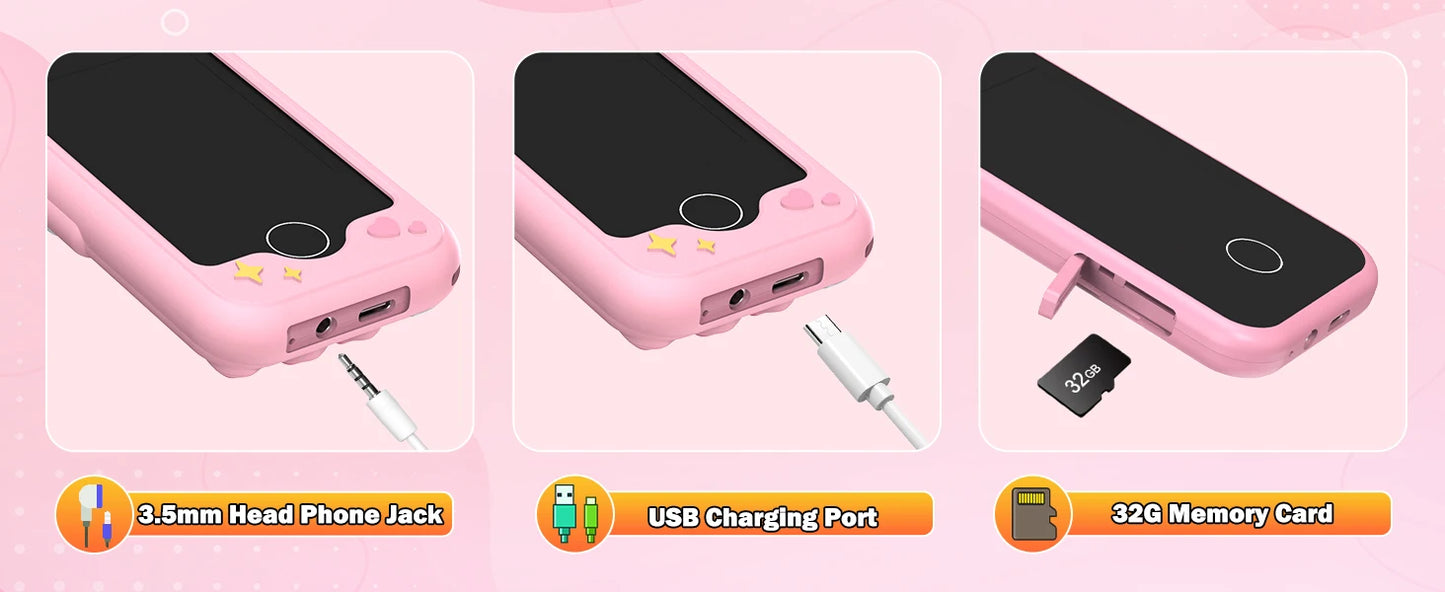 DIAMOOKYCN Kids Smart Phone Toy Educational Camera For Kids