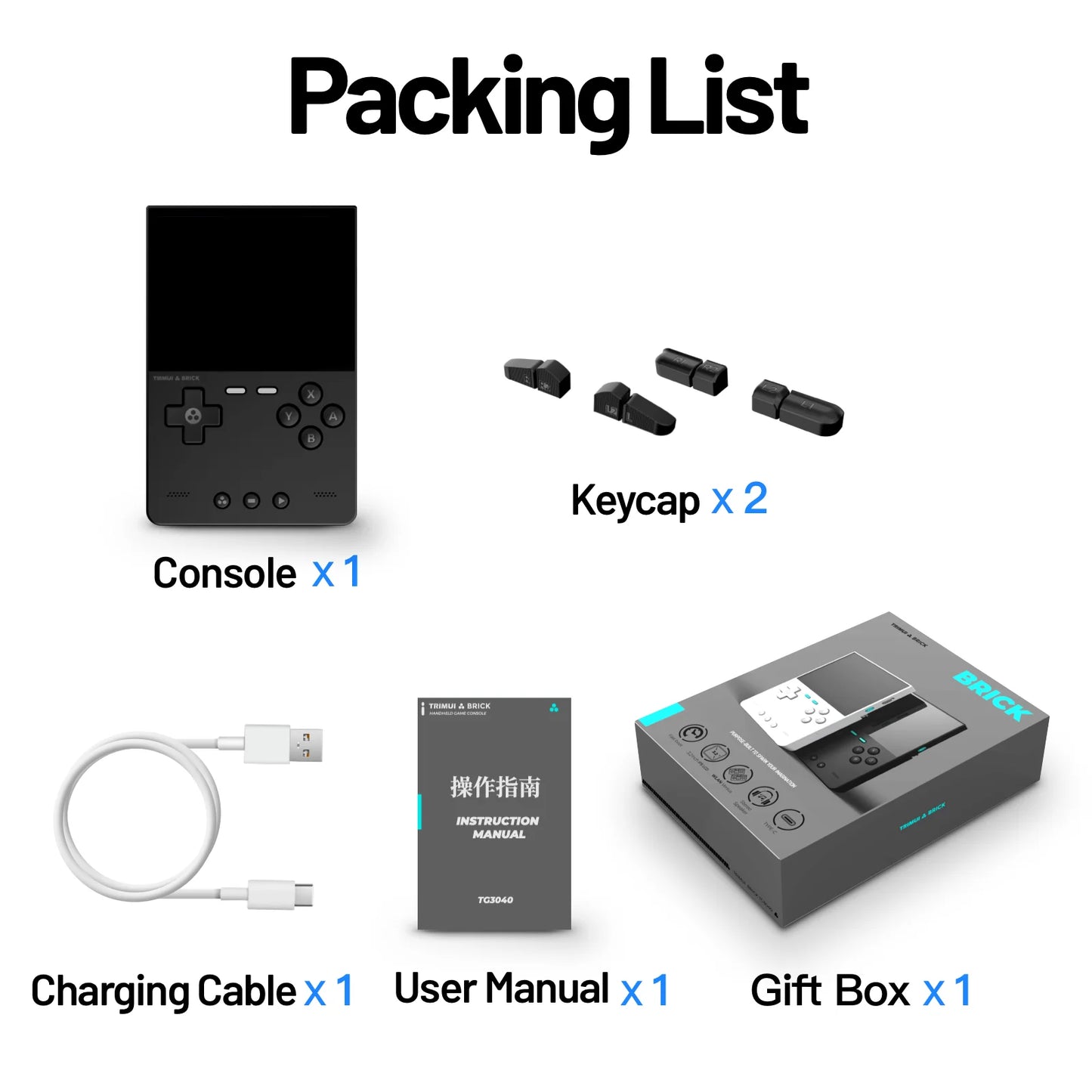 TRIMUI BRICK Handheld Game Console With IPS Screen And Linux