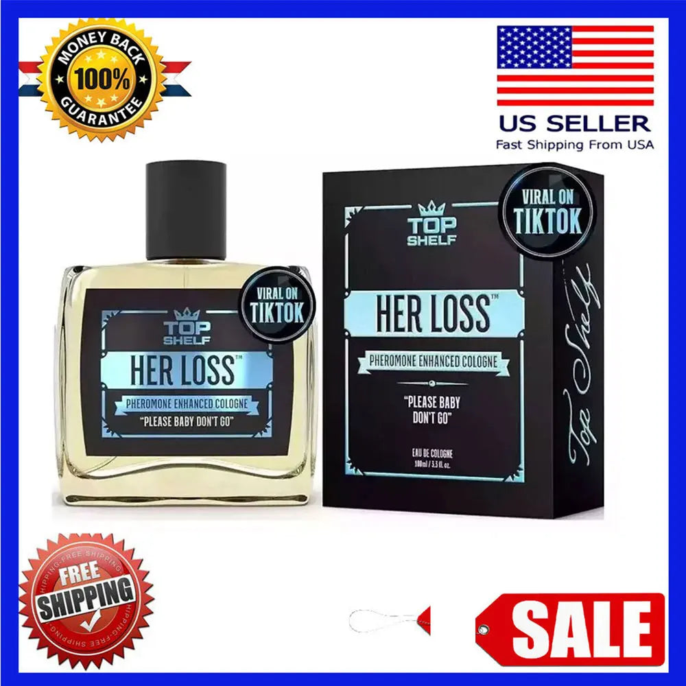 Her Loss - Pheromone Cologne for Men | Attraction & Confidence | Men’s 50ml Lasting Glamour Awaken Scent Eau De Toilette