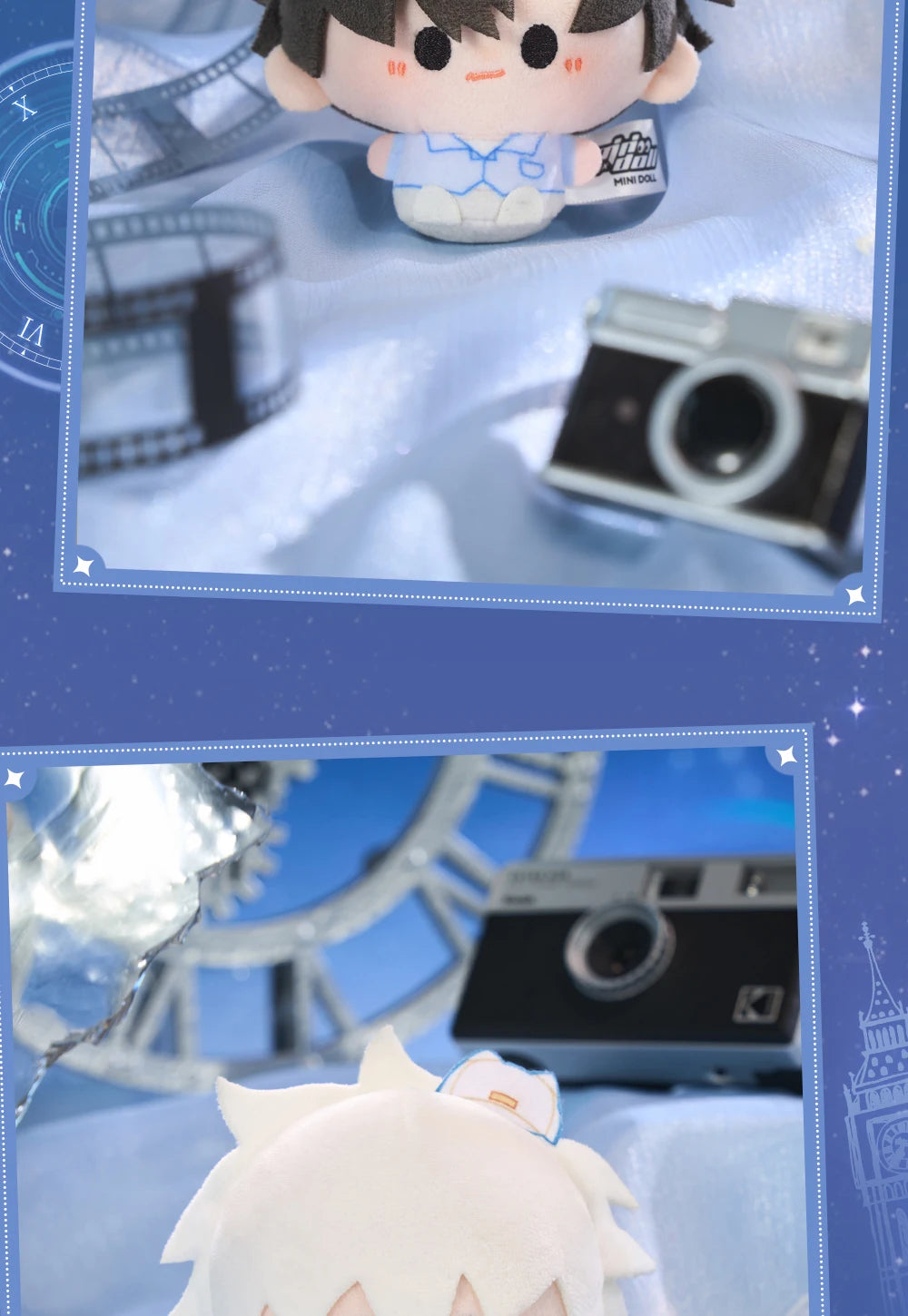 XOX MINI DOLL Time Agent Minidoll Plush Keychain Pendant Toy