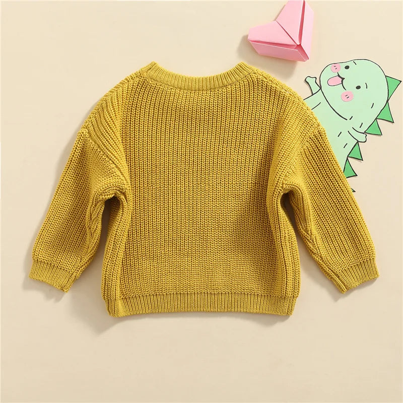 Suefunskry Newborn Unisex Knitted Long Sleeve Sweater