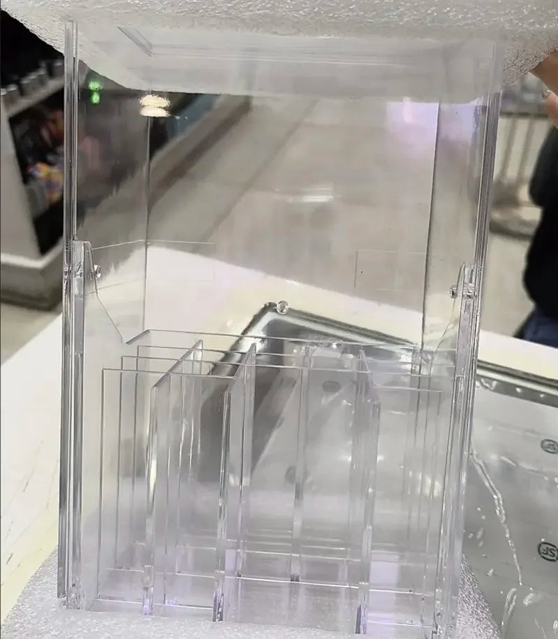 Brush Sleek Transparent Acrylic Makeup Brush Holder For Desk