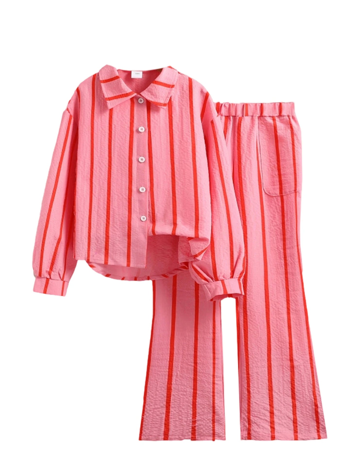 Girls 0to1Y Two Piece Fall Outfit Striped Top and Pants