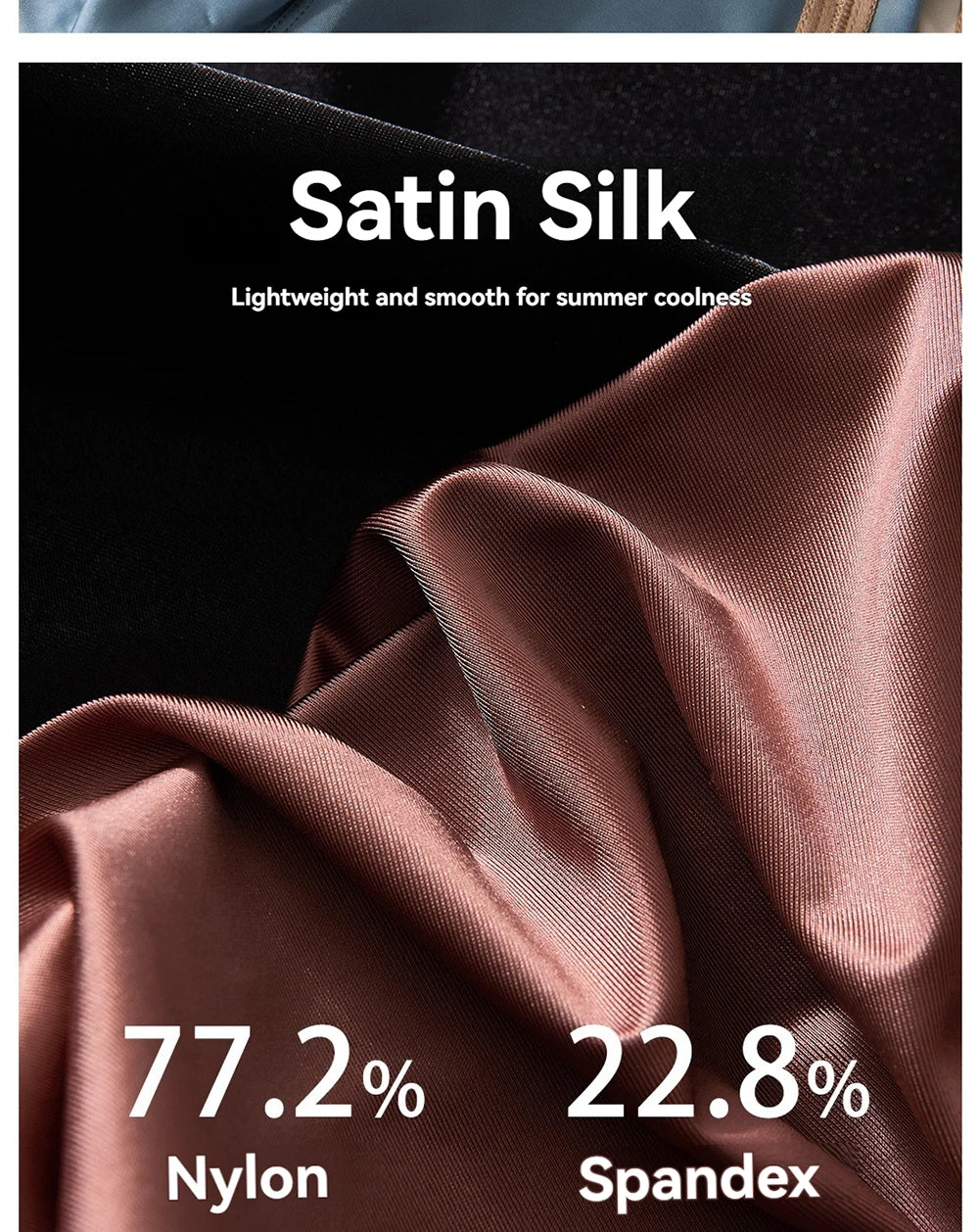 Briefs and Boxers Silk Ice Satin Men's Boxer Briefs Breathable