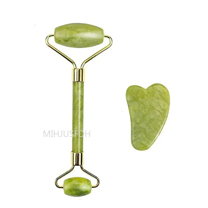 MIHJUSFDH Jade Roller Massager for Face Body Back Massage