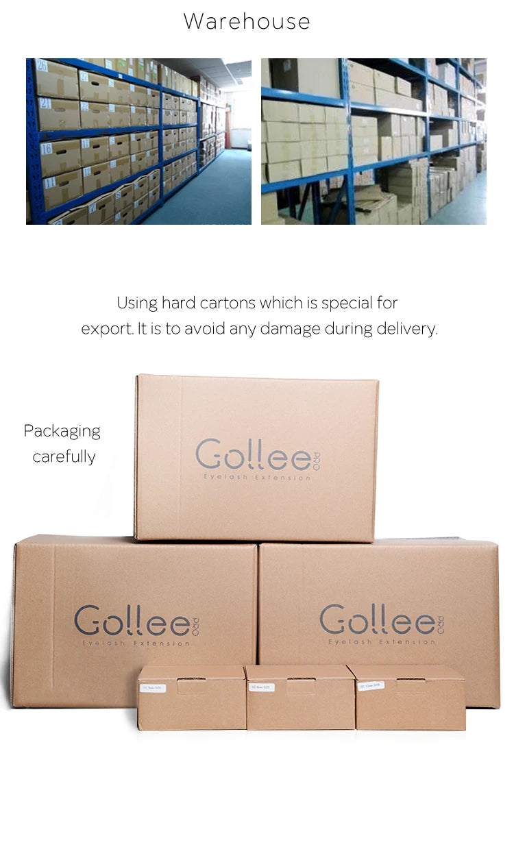 Pink Adhesive Gollee Eyelash Extension Glue 5ml Lashes Adhesive For Volume lashes Individual lashes Wholesale Price Own logo