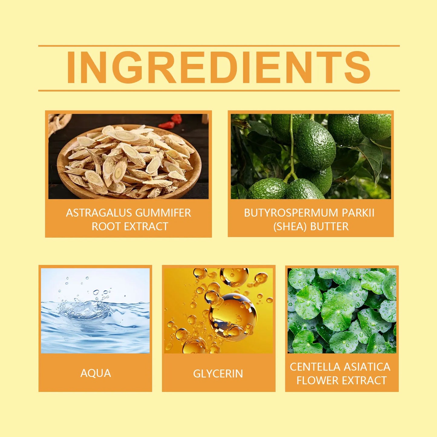 OUHOE Astragalus Moisturizing Cream - Even Skin Tone, Deep Moisturize, Light Texture, All Skin Types, Daily Use