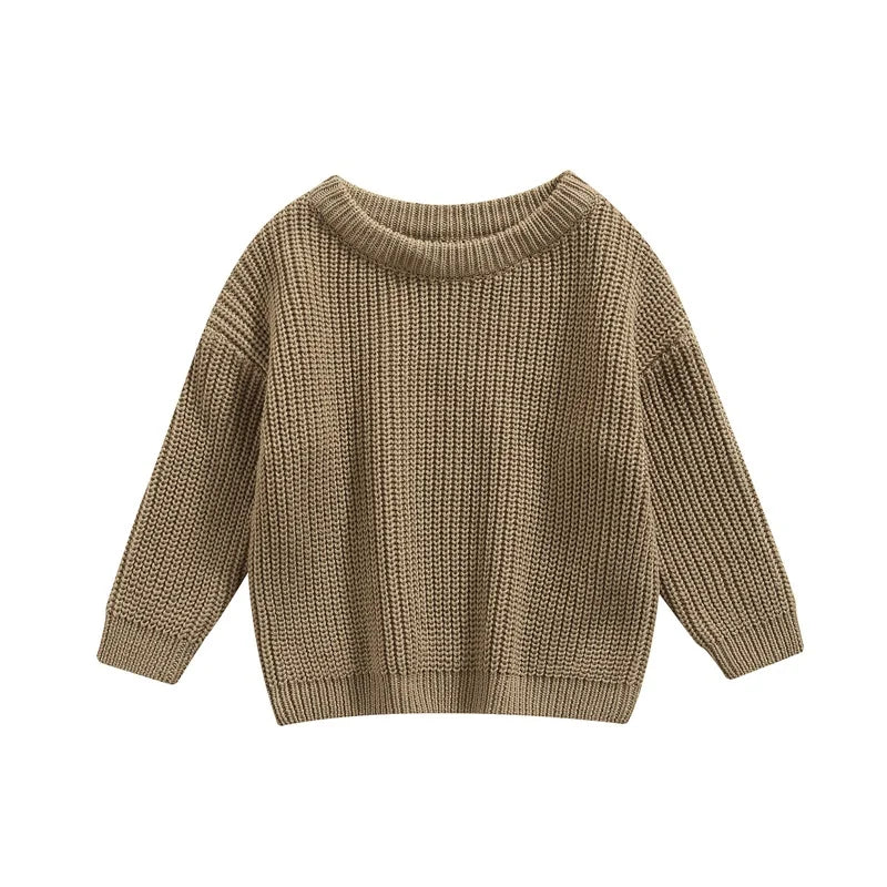 Suefunskry Newborn Unisex Knitted Long Sleeve Sweater
