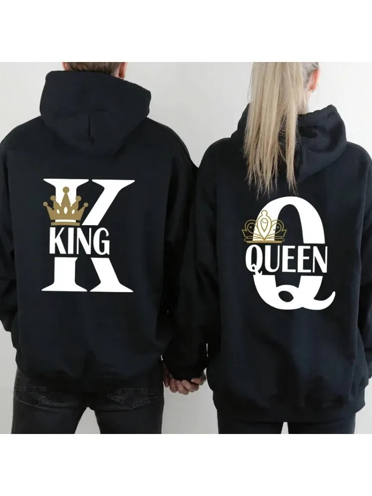 Unisex Hoodies Queen Printing Sweatshirts Casual Pullover