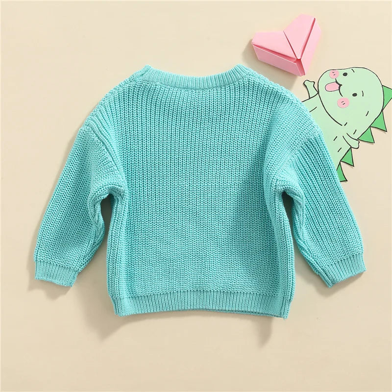 Suefunskry Newborn Unisex Knitted Long Sleeve Sweater