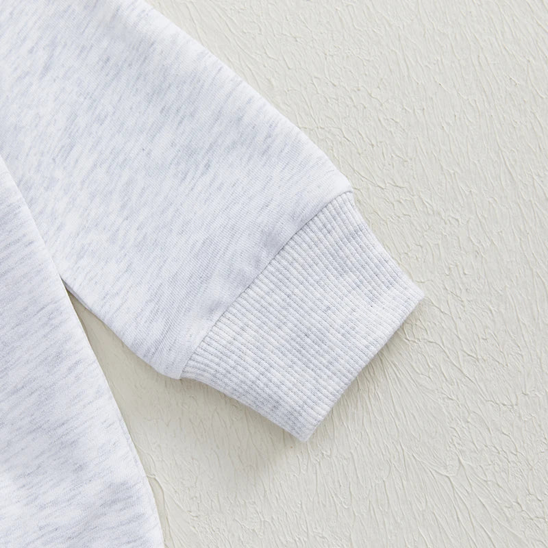 Pudcoco Toddler Boy 2 Piece Fall Outfit Sweatshirt Pants Set