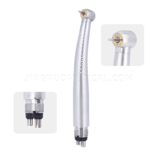 5 LED Dental Handpiece Lights with Water Spray Air Turbine High Speed Stainless Steel Ceramic Bearing Push Button Dentistry Tool