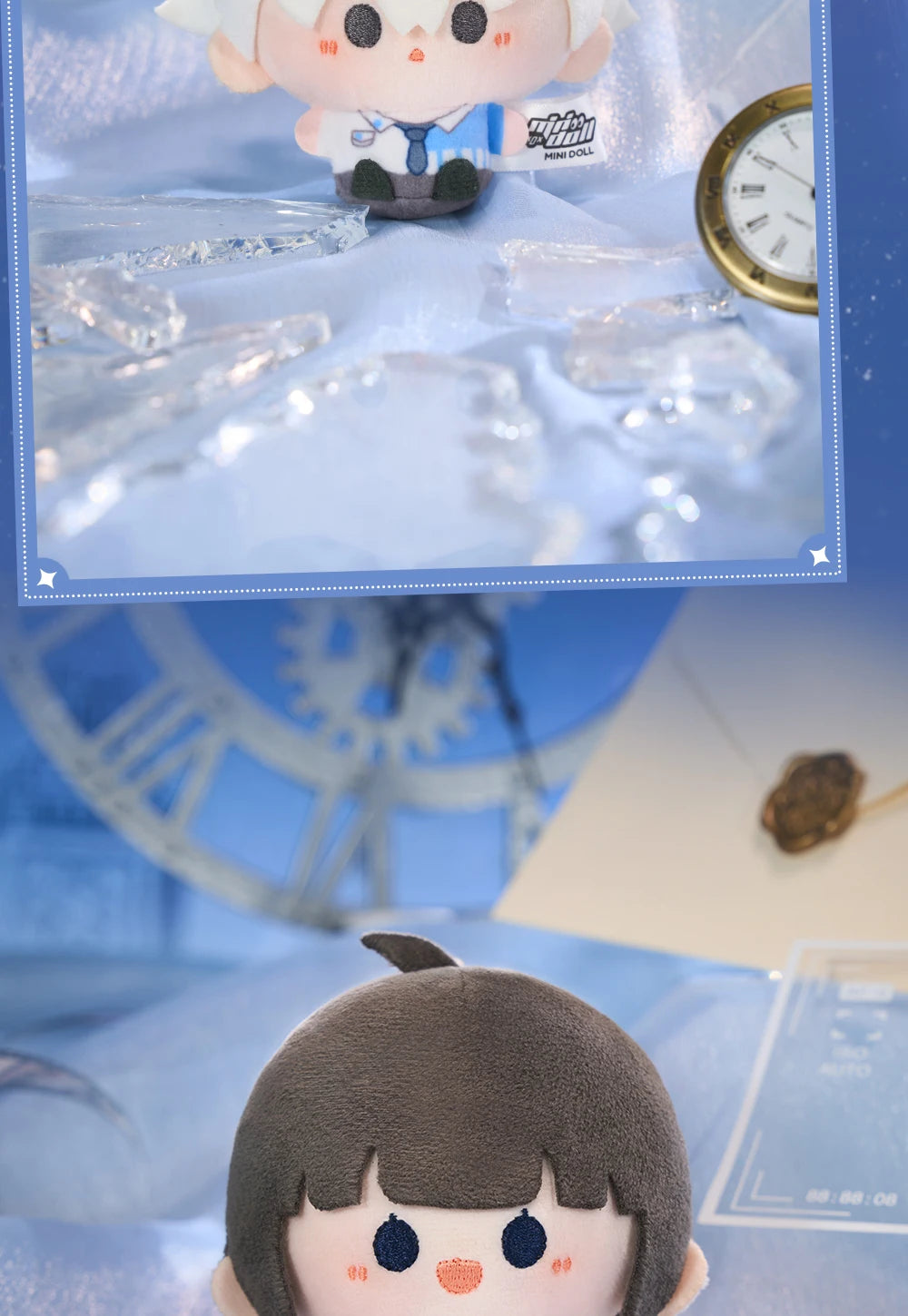 XOX MINI DOLL Time Agent Minidoll Plush Keychain Pendant Toy