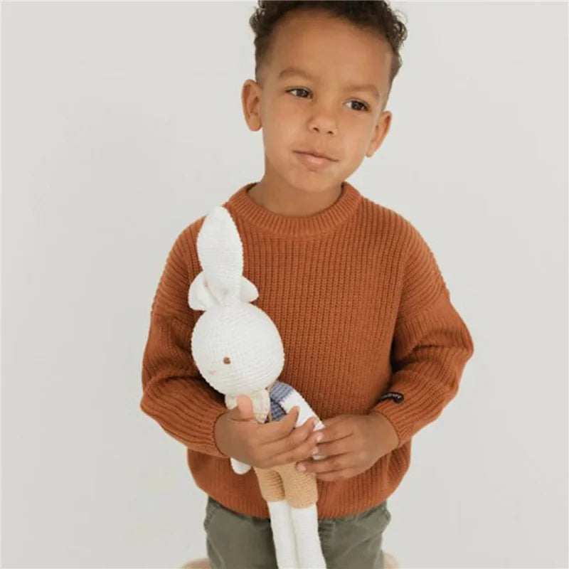 Suefunskry Newborn Unisex Knitted Long Sleeve Sweater