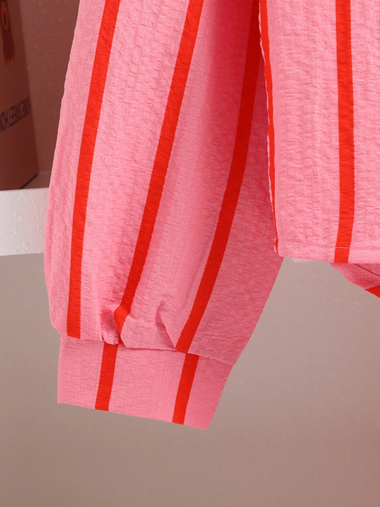 Girls 0to1Y Two Piece Fall Outfit Striped Top and Pants