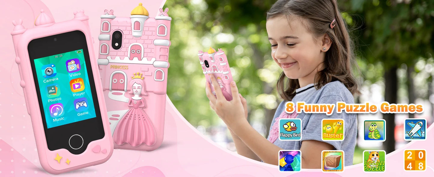 DIAMOOKYCN Kids Smart Phone Toy Educational Camera For Kids