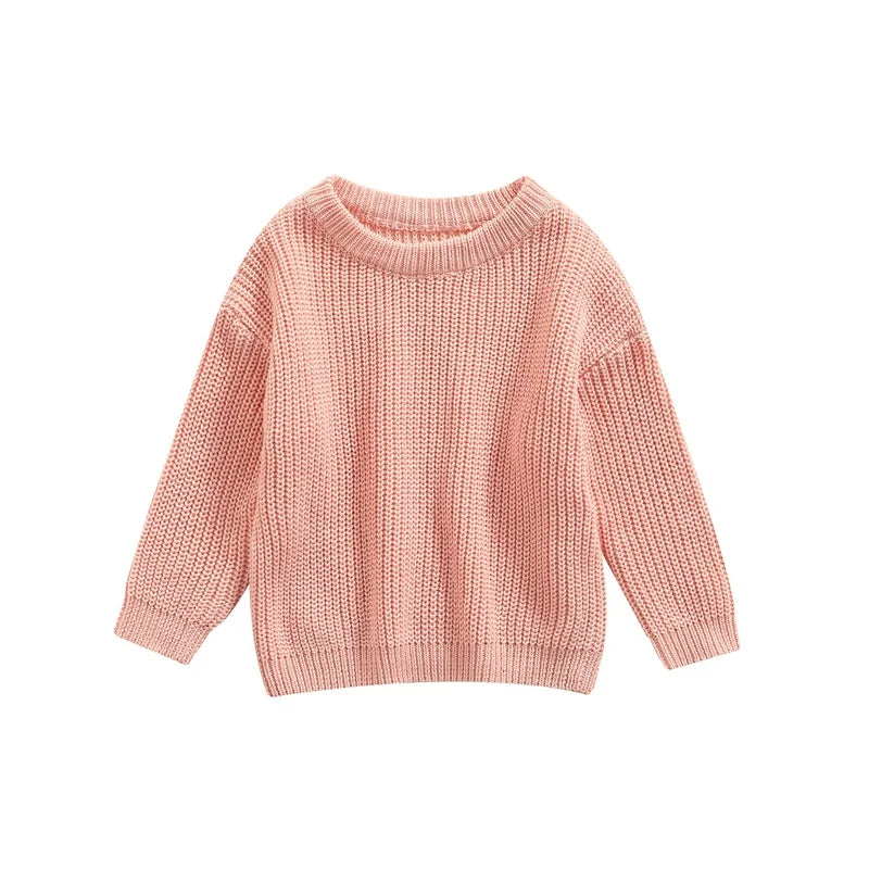 Suefunskry Newborn Unisex Knitted Long Sleeve Sweater