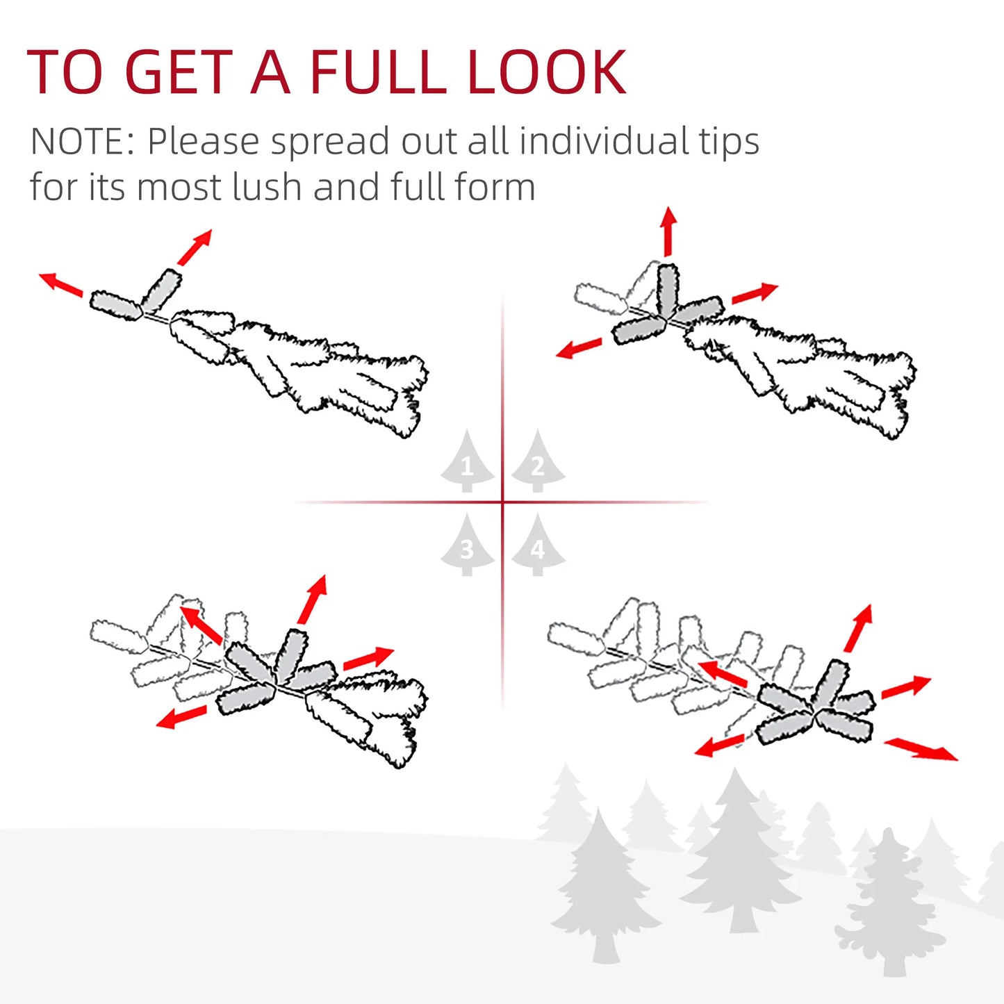 6' Prelit Christmas Tree Artificial Xmas Tree Metal Stand Green