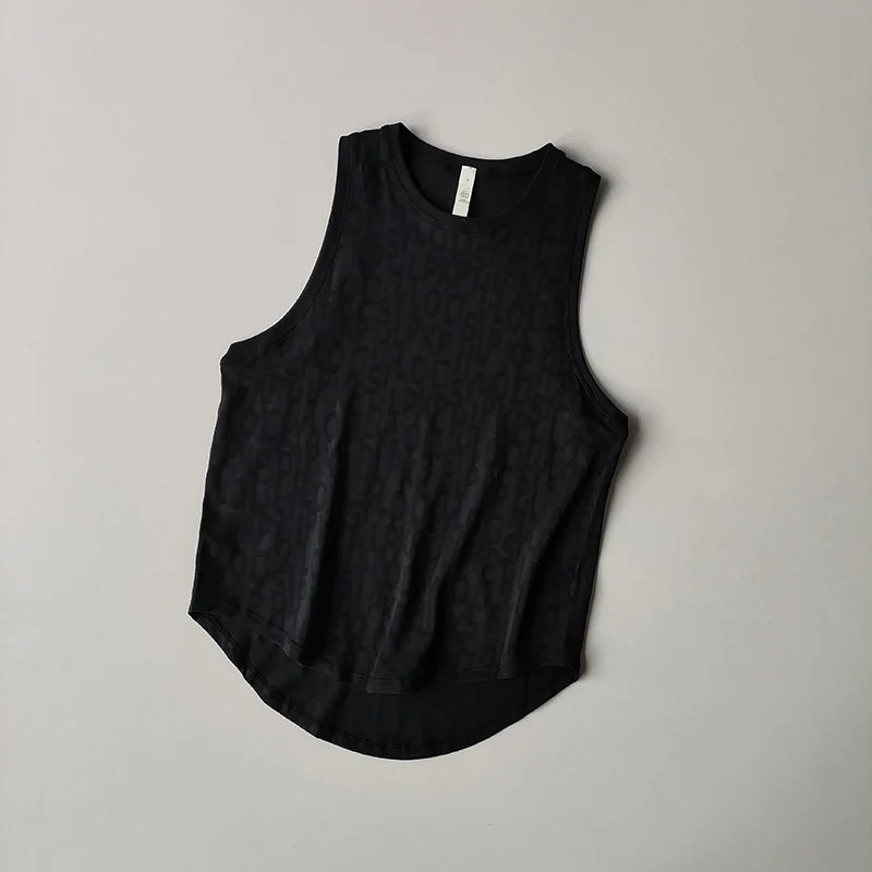 Sleeveless Pilates Sports Blouse For Women Quick Dry Yoga Top