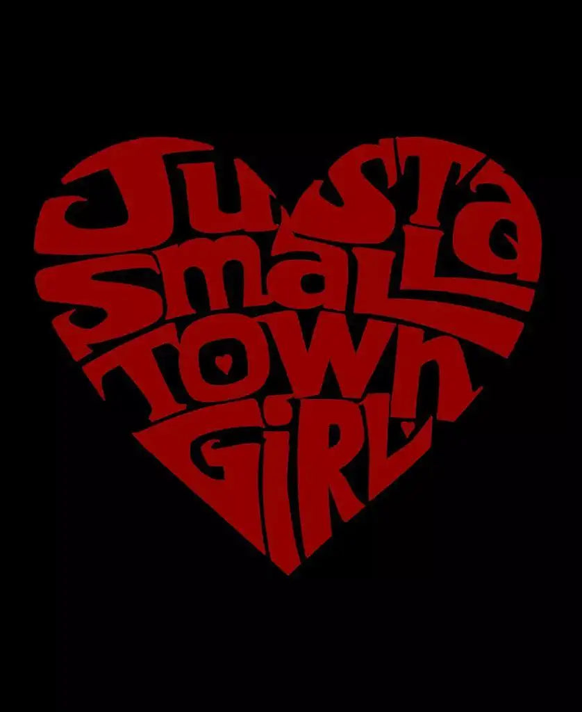 LA POP ART A Sophisticated Small Town Girl WordArt TeeShirt