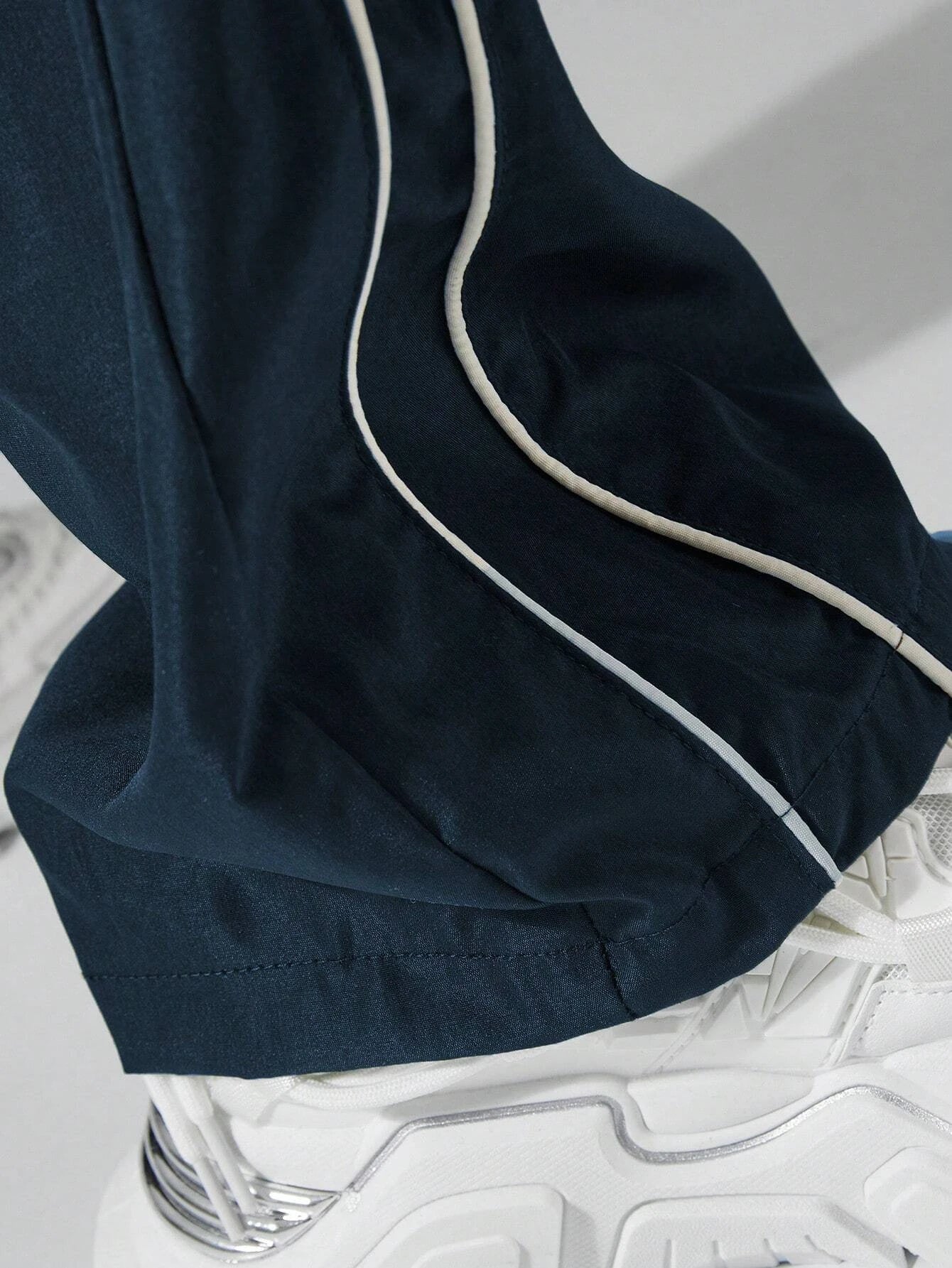 Mens Striped Casual Pants With Pockets For Sports Jogging