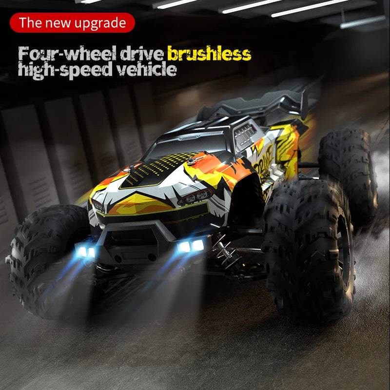 WLtoys Pro 4WD RC Car With LED Lights Remote Control