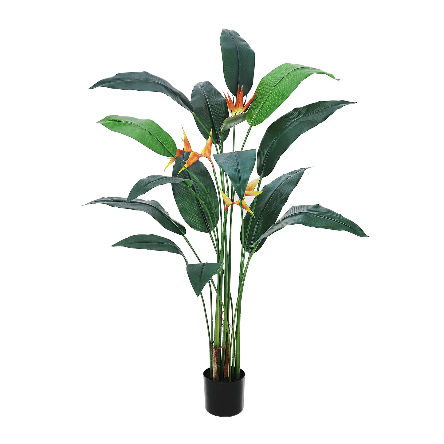 Artificial Bird of Paradise Plant 6FT(72in)/7FT(84IN) Fake Palm Tree for Indoor Outdoor Modern Decor Faux Plants for Home Office