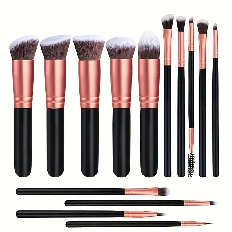 14PCS Makeup Brushes Set  Soft Fluffy Foundation Blush Powder Eyeshadow Blending Female Cosmetics Beauty Tool Christmas gift
