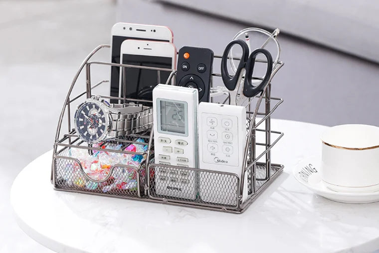 Hign-concerned Nordic Desktop Organizer Metal File Rack