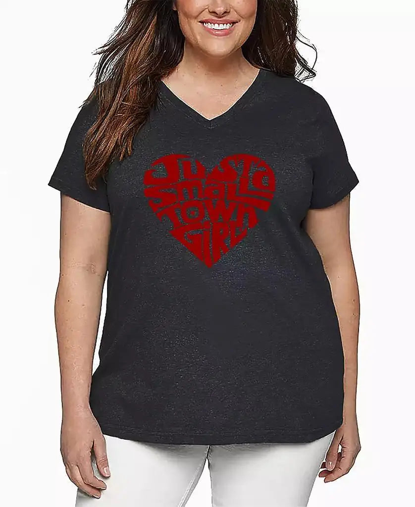 LA POP ART A Sophisticated Small Town Girl WordArt TeeShirt