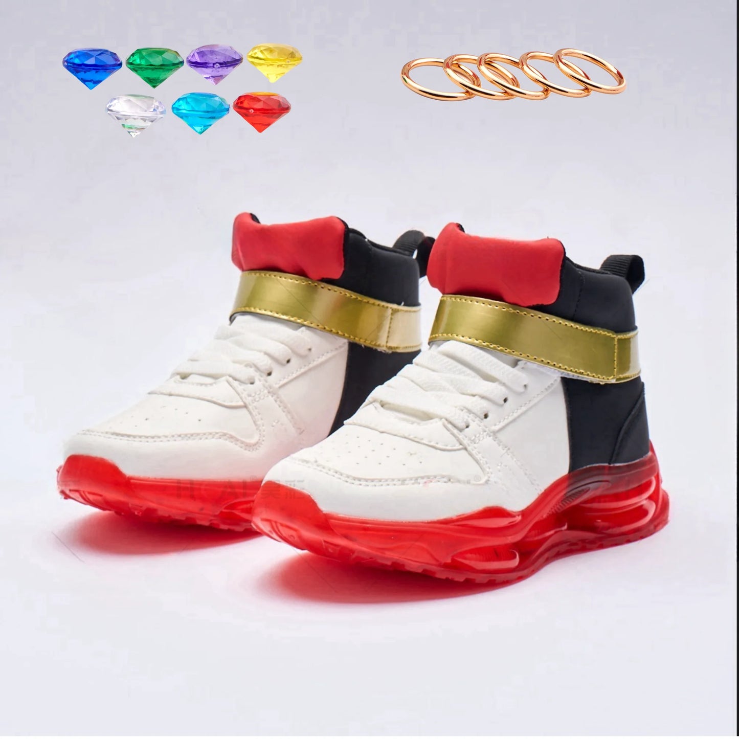 Shadow Red Sneakers For Boys Men Kids Unisex Athletic Shoes