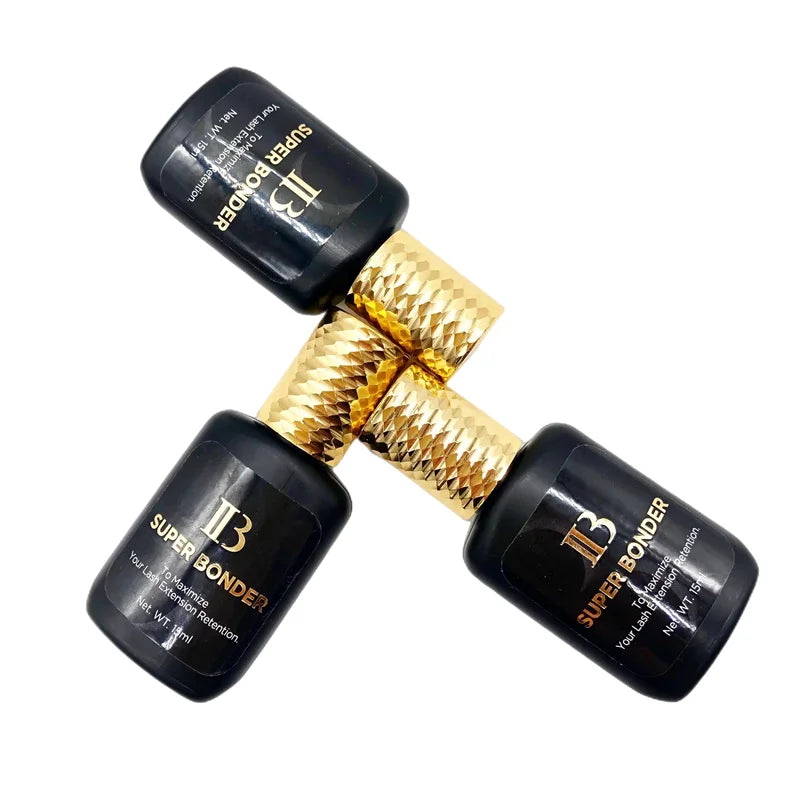 10Pcs 15ML IB SUPER BONDER Fixing Agent Transparent Liquid for Eyelash Extensions Lash Glue Help Adhesive for Lashes Grafting