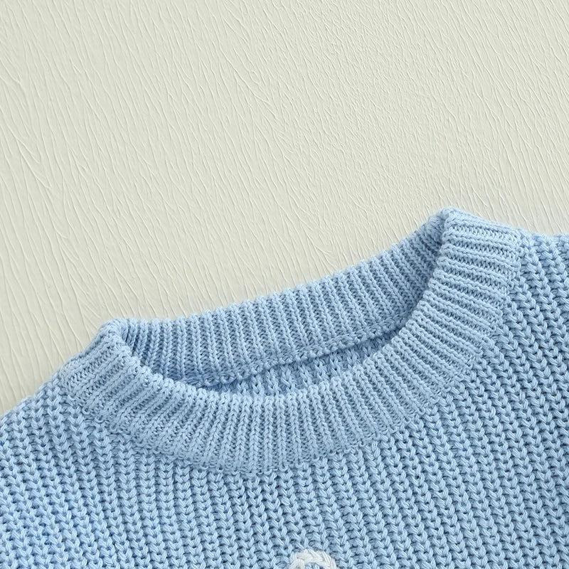 Guangdong Kids Easter Bunny Ears Knit Unisex Sweater