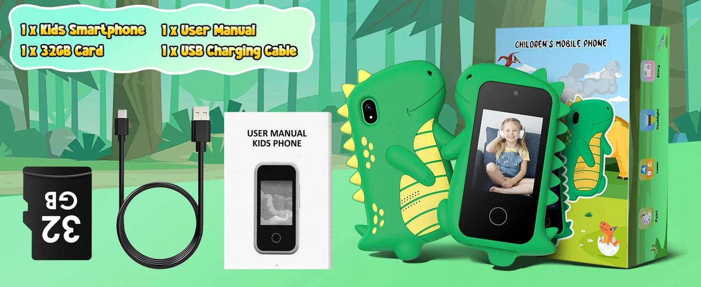 DIAMOOKYCN Kids Smart Phone Toy Educational Camera For Kids