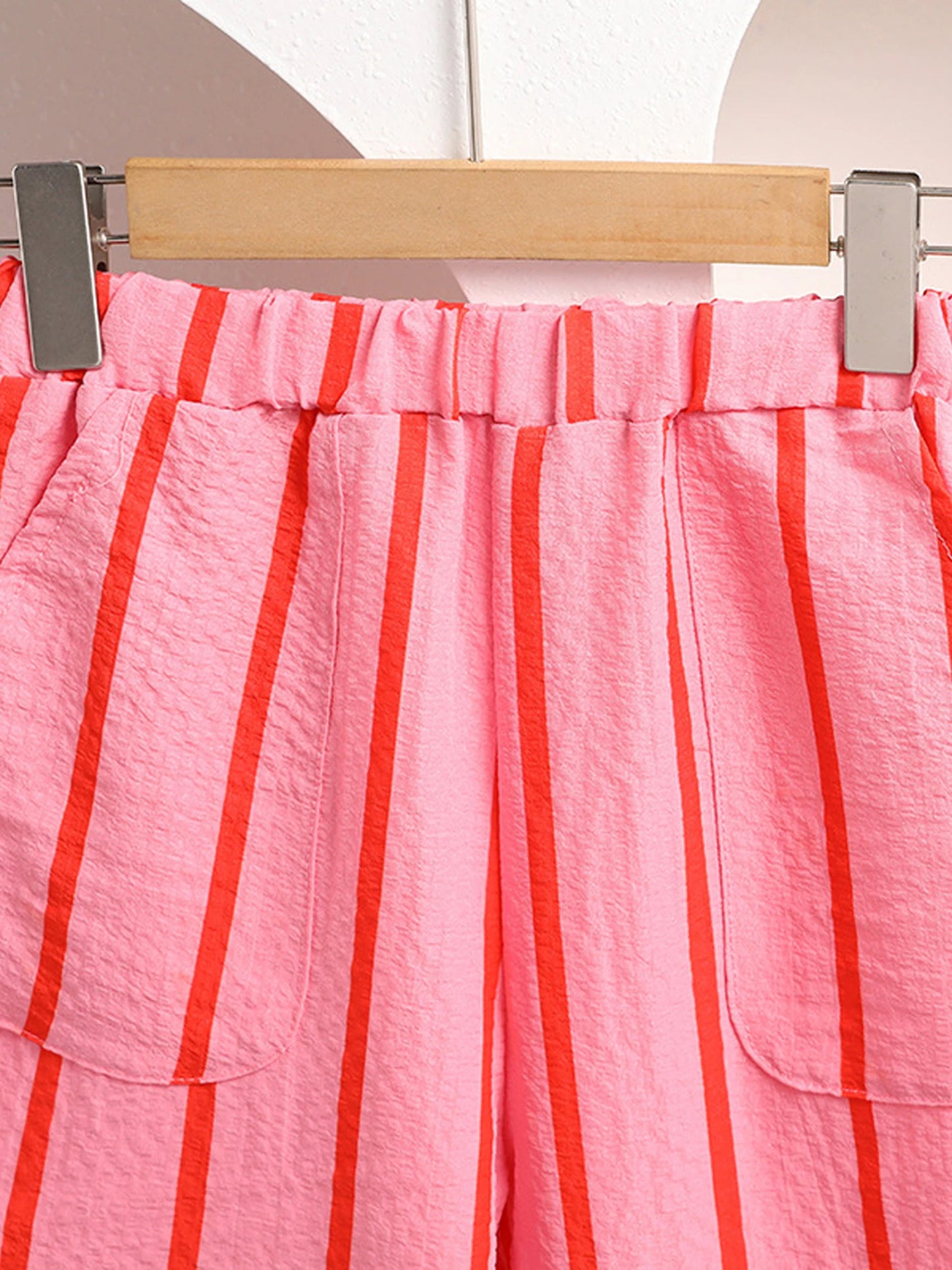 Girls 0to1Y Two Piece Fall Outfit Striped Top and Pants