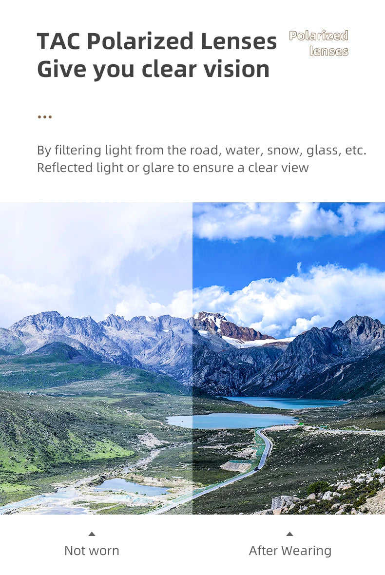 ROCKBROS Polarized Cycling Glasses Unisex