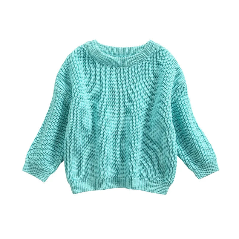 Suefunskry Newborn Unisex Knitted Long Sleeve Sweater