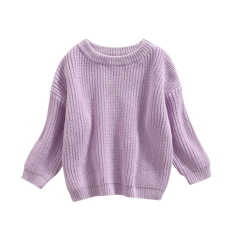 Suefunskry Newborn Unisex Knitted Long Sleeve Sweater