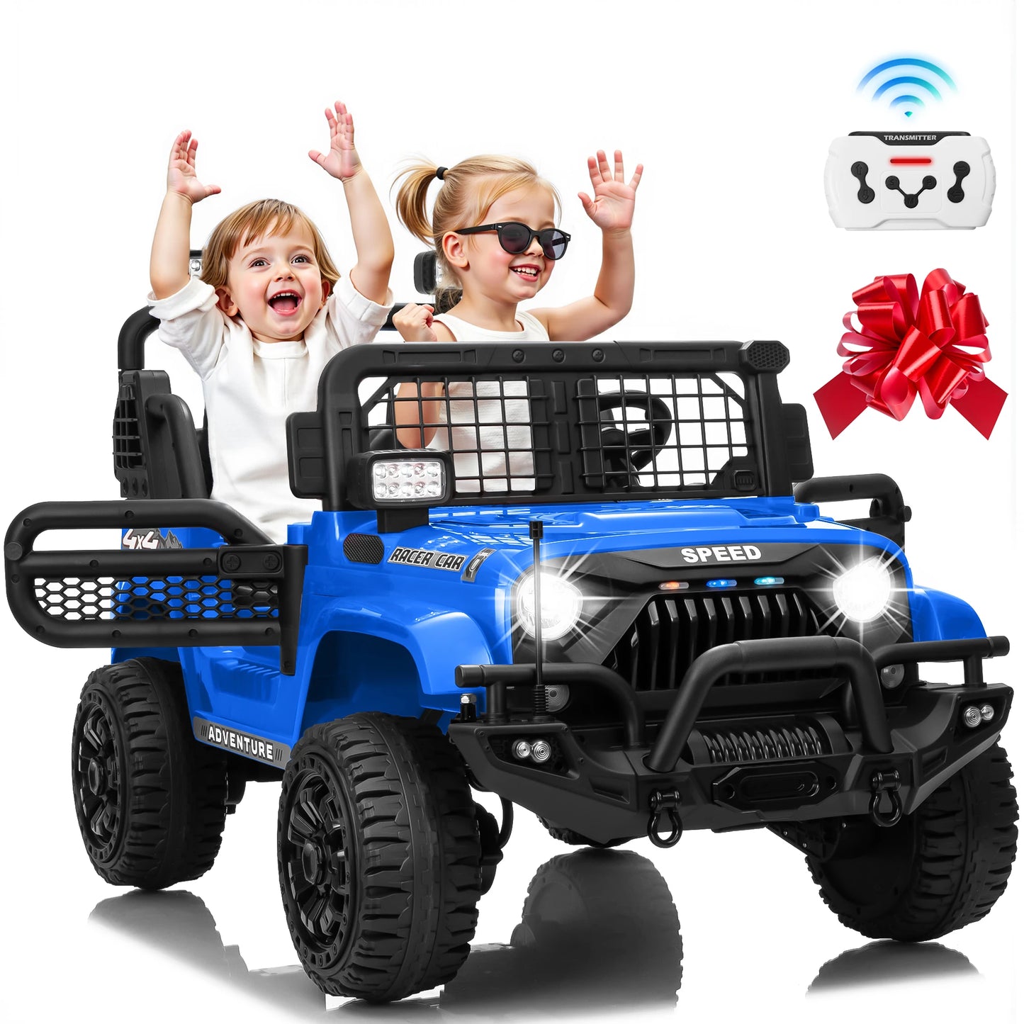 Features 24V 4WD Kids Electric UTV With Remote Control