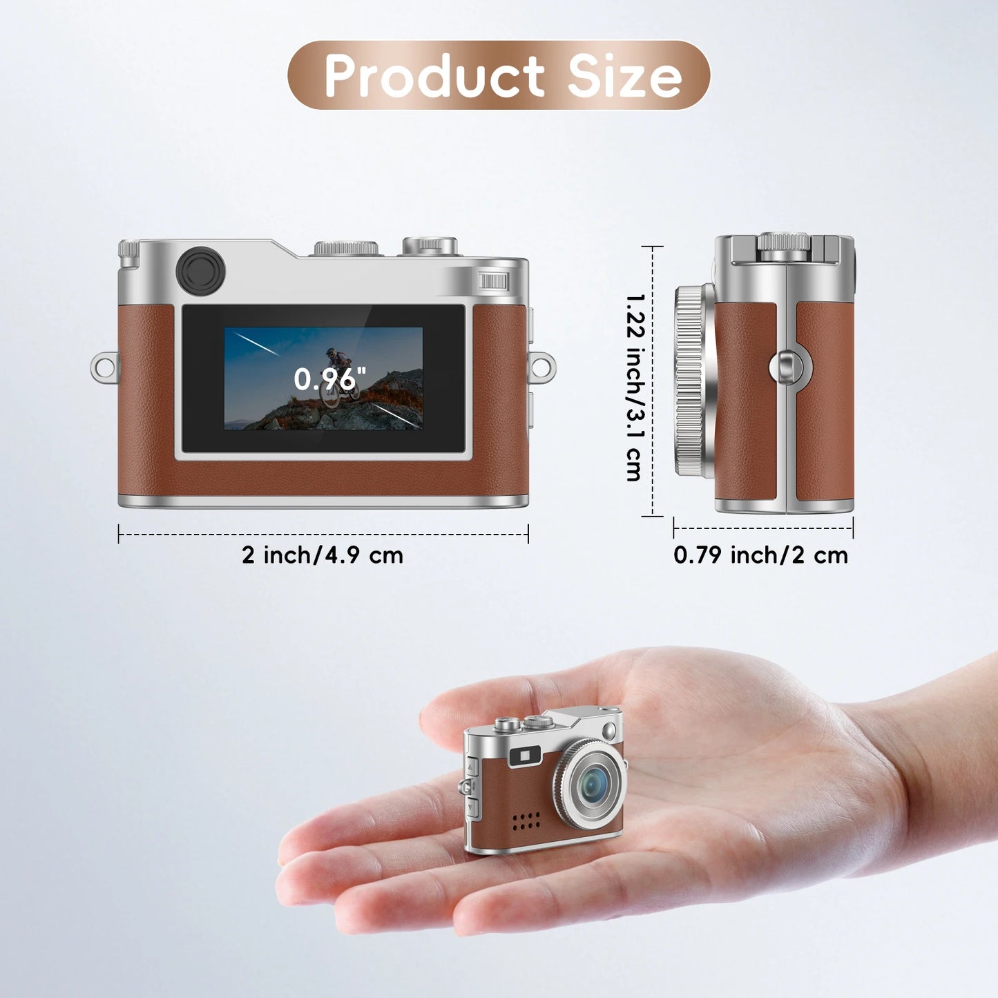 GofunlyCN Portable Mini Camera Keychain 1080P HD 8GB Gift