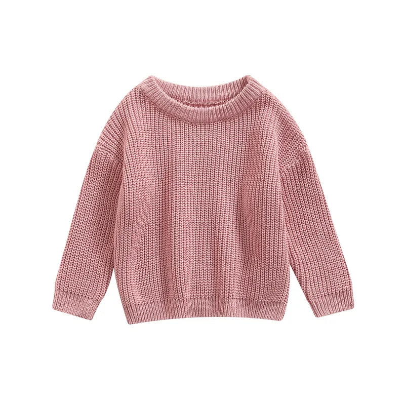 Suefunskry Newborn Unisex Knitted Long Sleeve Sweater